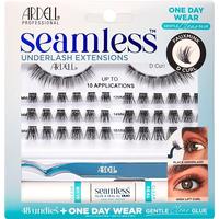 Ardell Seamless Faux Mink D-Curl Underlash Extensions Kit, 48 Undies + One Day Wear Clear Glue, 1-pack