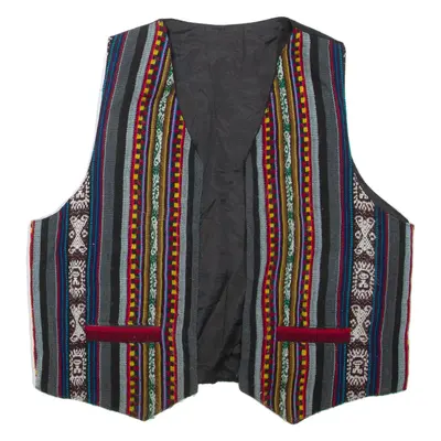 Mens Waistcoat Black L