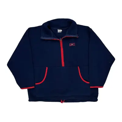Guess Fleece - XL Navy Polyester | Size: x-large