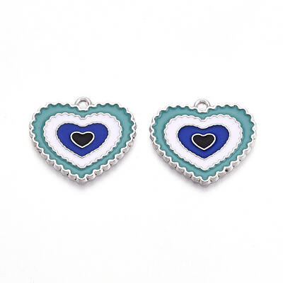 Alloy Enamel Pendants