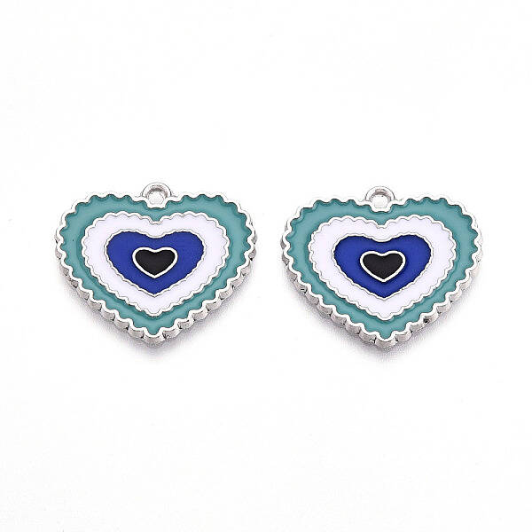 Alloy Enamel Pendants