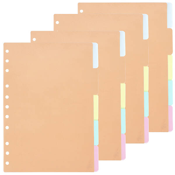 Paper Discbound Notebook Index Divider Sheets