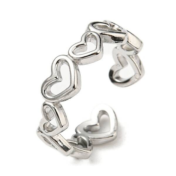 Non-Tarnish 304 Stainless Steel Cuff Rings