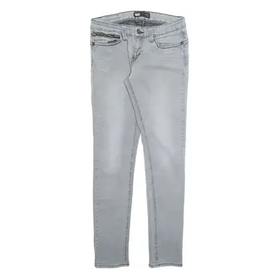 LEVI'S Womens Jeans Grey Slim Skinny Stone Wash W30 L30