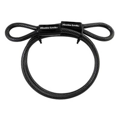 Master Lock Looped End Cable 4 Foot (1.2M) Long X 3/8 (10Mm) Diameter