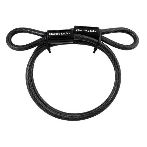 Master Lock Looped End Cable 4 Foot (1.2M) Long X 3/8 (10Mm) Diameter