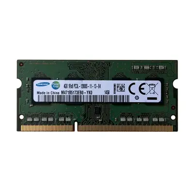 Samsung M471B5173EB0-YK0 | 4GB DDR3-1600MHz PC3-12800 Non-ECC Unbuffered SODIMM CL11 1Rx8 1.35V 204-Pin Memory Module