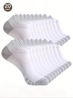 Men's Ankle Socks, Casual Moisture Wicking Low Cut Socks for Daily Wear, Soft Comfy Breathable Socks for All Seasons, Socks f...