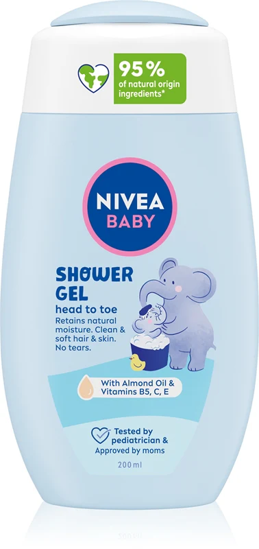 Nivea Baby Head Toe Shower Gel 200ml