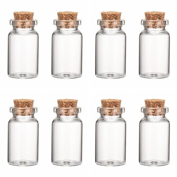 Glass Jar Glass Bottles Bead Containers