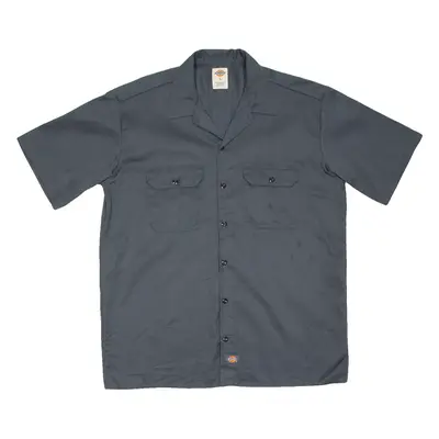 DICKIES Mens Worker Shirt Grey L