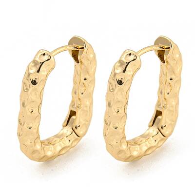 Alloy Hoop Earring