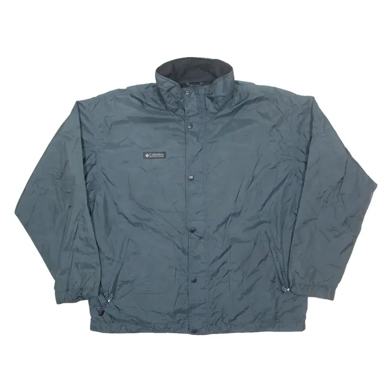 COLUMBIA Mens Jacket Grey Nylon XL