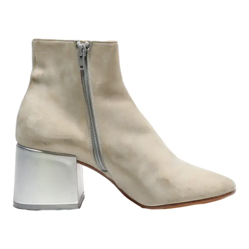 MAISON MARGIELA Ankle Boots Grey Synthetic Womens UK 6