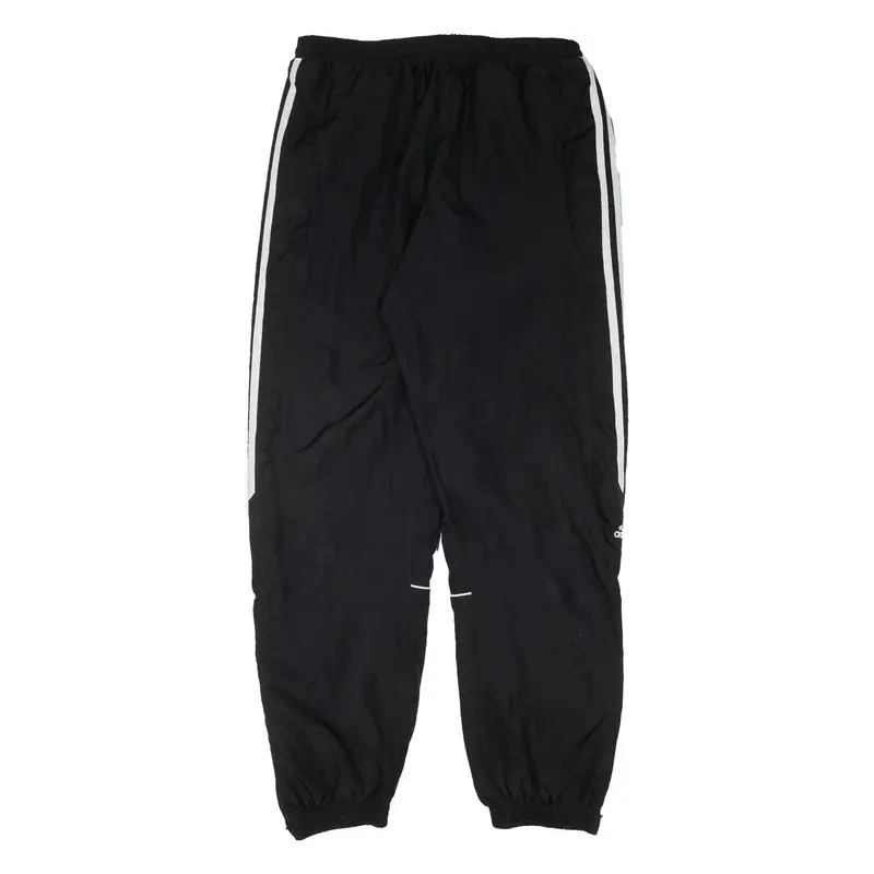 ADIDAS Mens Track Pants Black Tapered S W28 L30