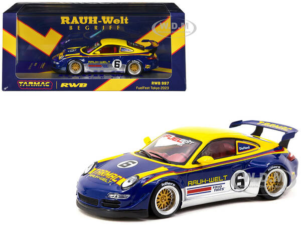 RWB 997 6 Blue Metallic and Yellow with Graphics \