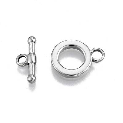 Non-Tarnish 201 Stainless Steel Toggle Clasps