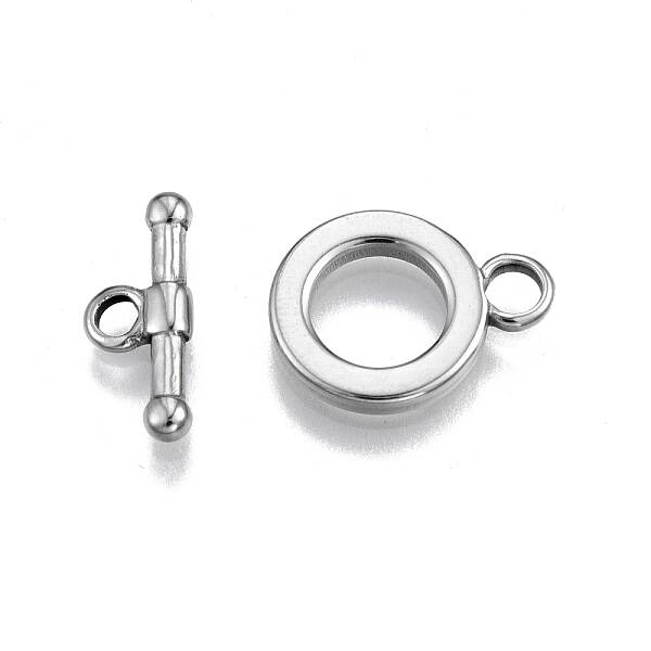 Non-Tarnish 201 Stainless Steel Toggle Clasps
