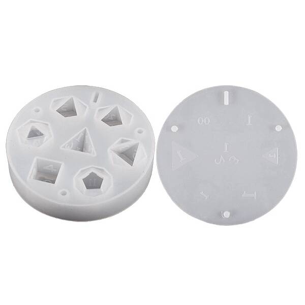 DIY Polyhedral Game Dice Silicone Molds