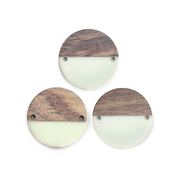 Resin & Walnut Wood Links connectors