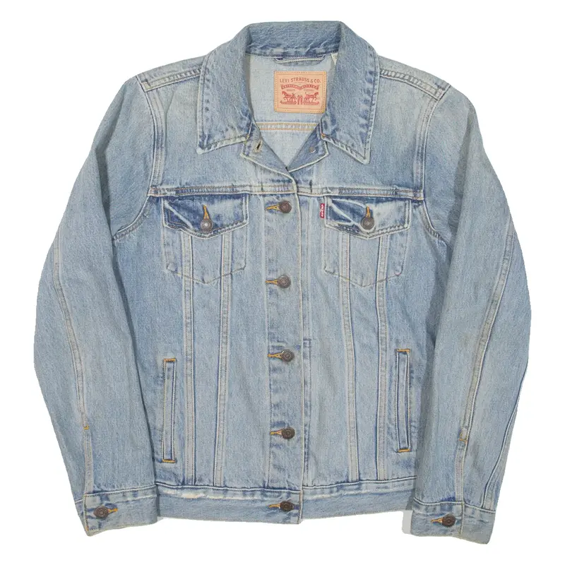 LEVI'S Womens Denim Jacket Blue L