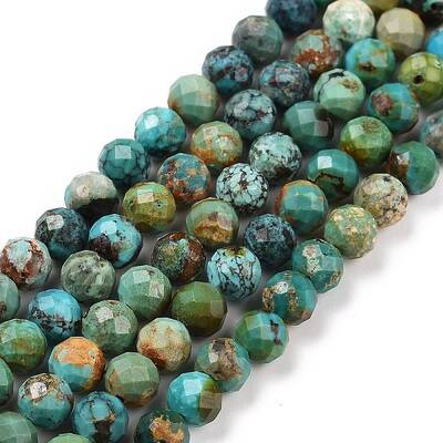 Natural HuBei Turquoise Beads Strands