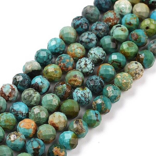 Natural HuBei Turquoise Beads Strands