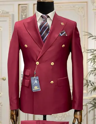 Mens Double breasted Suit - 