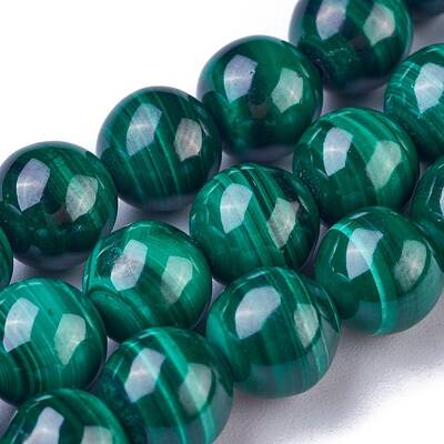 Natural Malachite Beads Strands