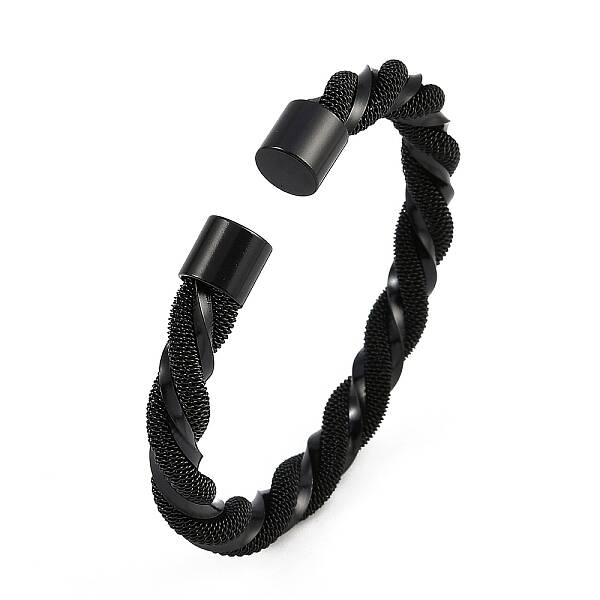 Ion Plating(IP) 304 Stainless Steel Cuff Bangles for Women