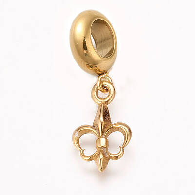 304 Stainless Steel European Dangle Charms