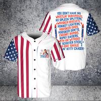 Merica Joe Dirt Jersey, 4th Of July Baseball Jersey, America Baseball Jersey, 4th July Shirt, Fourth Of July Jersey