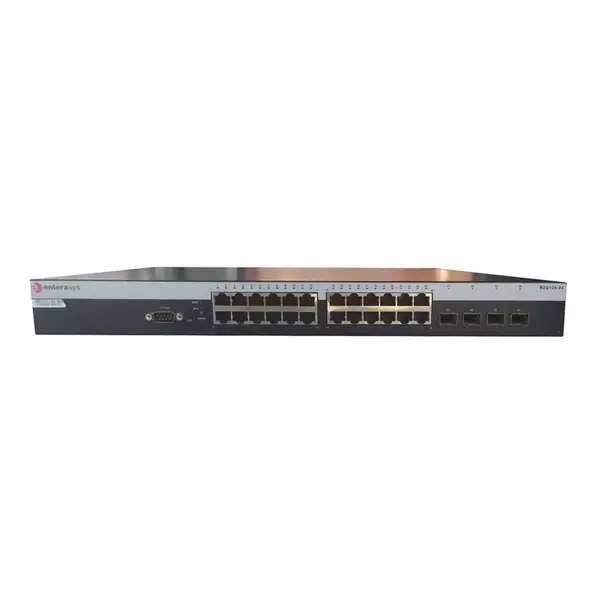 Enterasys B2G124-24 | SecureStack B2 24 x Ports 1GBase-T + 4 x Ports Combo RJ45/SFP Layer 2+ Managed 1U Rack-Mountable Fast E...