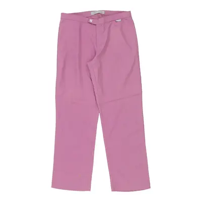 Versace Jeans Couture Trousers - 32W UK 12 Pink Nylon Blend | Size: UK 12