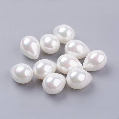 Shell Pearl Half Drilled Beads