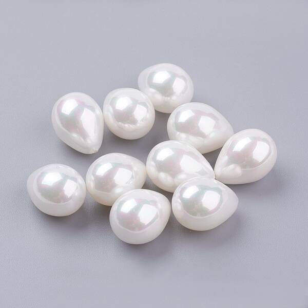 Shell Pearl Half Drilled Beads