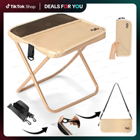 【Camdoor】Upgraded Foldable Stool, Max Load Capacity 500lbs, 1.5 lbs ultra light, Aluminum Alloy Bracket, Portable outdoor...