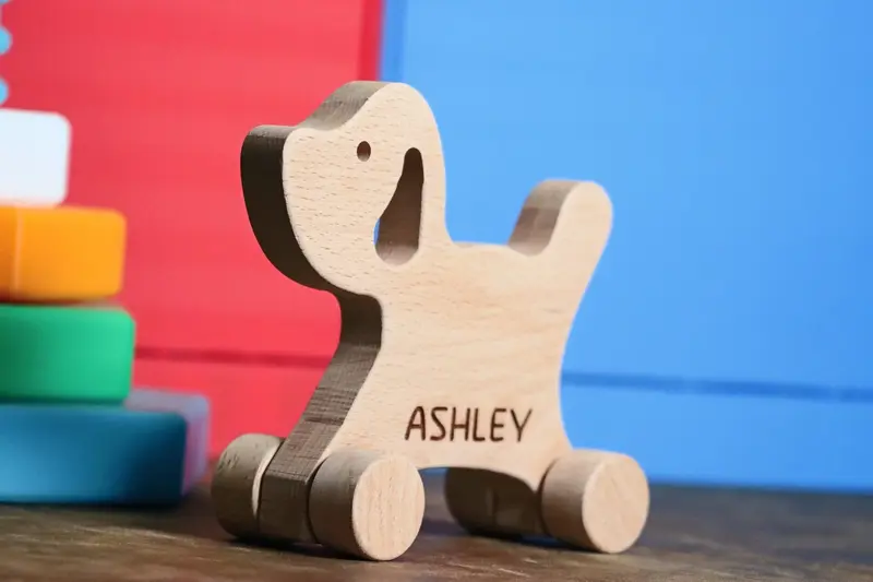 Wooden Puppy Dog Toy
