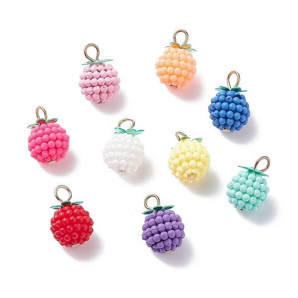 (Defective Closeout Sale: Metal Oxidation) Rubberized Style ABS Plastic Pendants