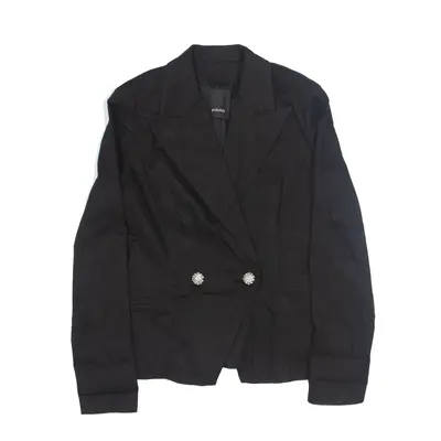 PINKO Blazer Jacket Black 90s Womens UK 14