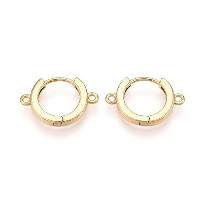 Brass Hoop Earring Finding