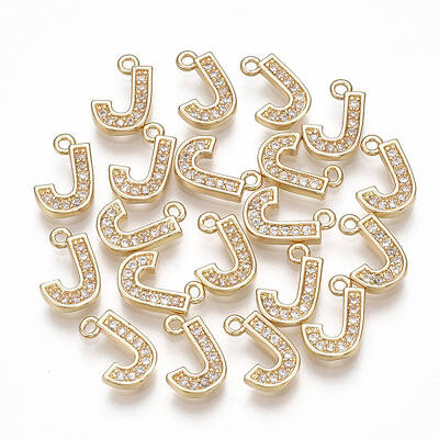 Brass Cubic Zirconia Charms