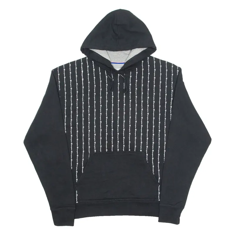 CHAMPION Mens Black Hoodie L