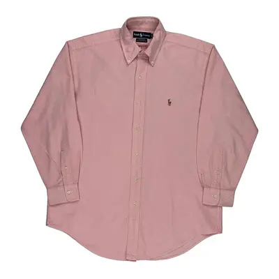 Yarmouth Ralph Lauren Shirt - Medium Pink Cotton | Size: medium