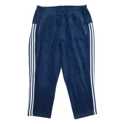 ADIDAS ORIGINALS Fleece Womens Sweatpants Blue Straight M W32 L26