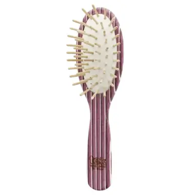 Tek Small Oval Brush, White/Pink/Lilac