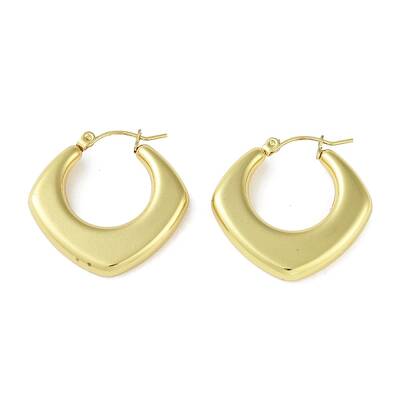 Ion Plating(IP) 304 Stainless Steel Hoop Earrings for Women