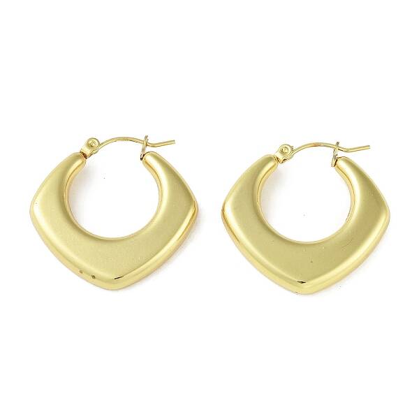 Ion Plating(IP) 304 Stainless Steel Hoop Earrings for Women