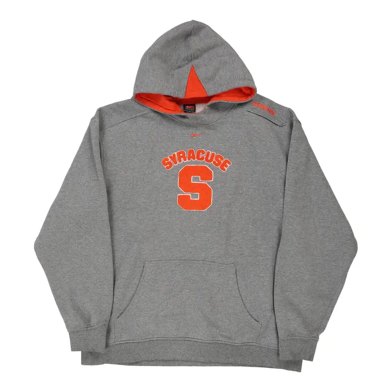 Syracuse Nike NCAA Hoodie - XL Grey Cotton Blend