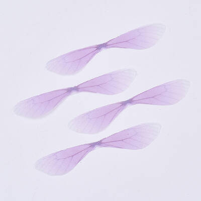 Polyester Fabric Wings Crafts Decoration